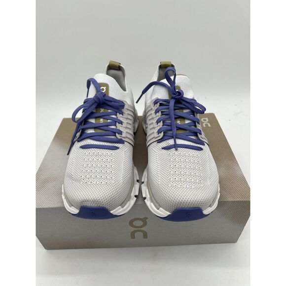 On Women's Cloudswift 3 Running Shoes White Blueberry NWB Size 11 - Picture 2 of 8